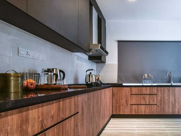 Designing and ordering the manufacture of kitchen melamine cabinets in Tehran