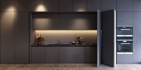 اصول طراحی کابینت آشپزخانه کوچک و بزرگ